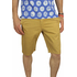 Men's chino shorts mustard with small dots