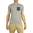 Men's pocket t-shirt grey marl