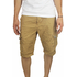 Sublevel men's cargo shorts mustard