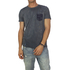 Best choice chrome men's splashes T-shirt blue