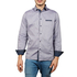 Men's slim fit long sleeve shirt purple