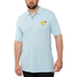 Men's polo shirt light blue Insane plus