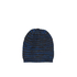 Men's beanie blue-black marl