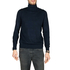 Men's turtleneck viscose jumper navy